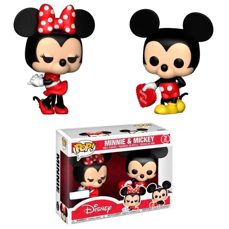 POP pack 2 figures Disney Valentine Mickey & Minnie Exclusive product photo