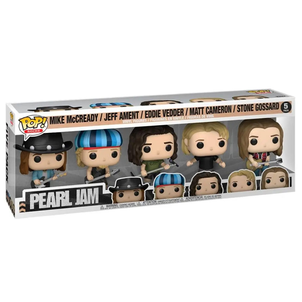 Pearl Jam POP! Rocks Vinyl Figure 5-Pack 9 cm product photo