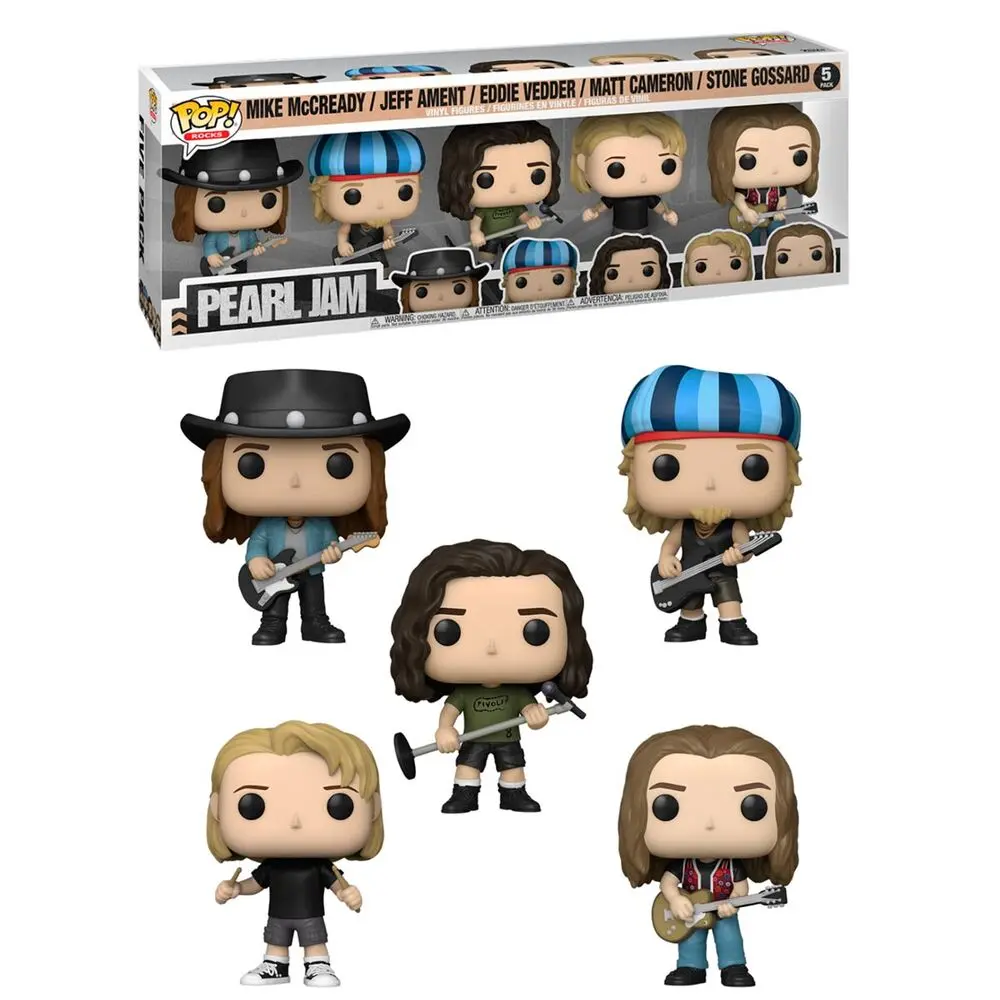 Pearl Jam POP! Rocks Vinyl Figure 5-Pack 9 cm product photo