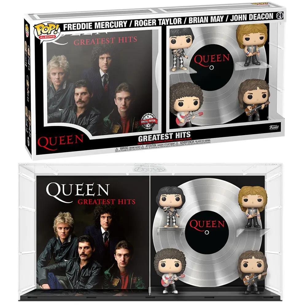 Queen POP! Albums Vinyl Figure 4-Pack Greatest Hits 9 cm product photo