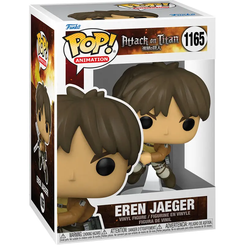 Attack on Titan POP! Animation Vinyl Figure Eren Yeager 9 cm termékfotó