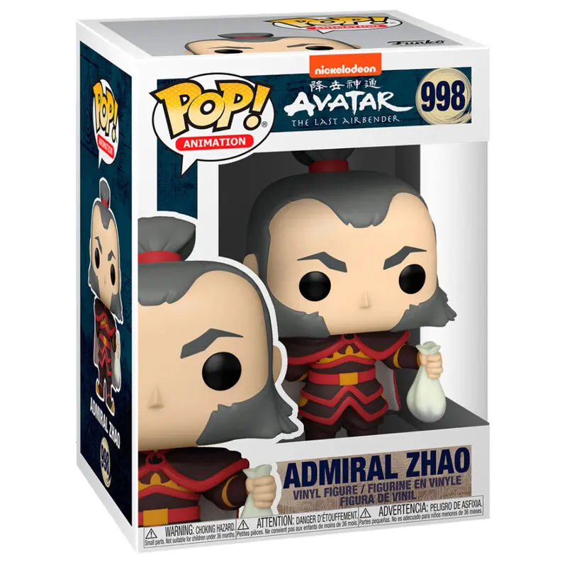Avatar The Last Airbender POP! Animation Vinyl Figure Admiral Zhao 9 cm termékfotó
