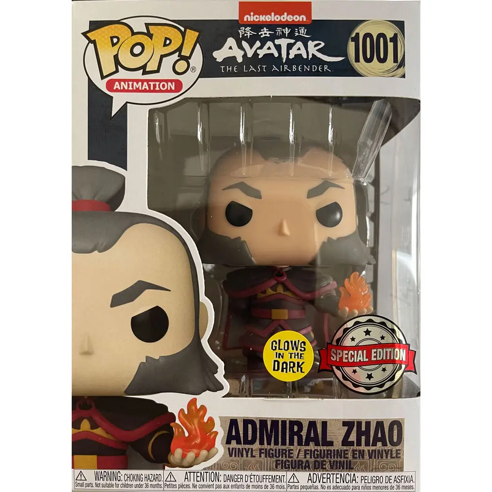 POP figure Avatar Admiral Zhao with Fireball Exclusive product photo