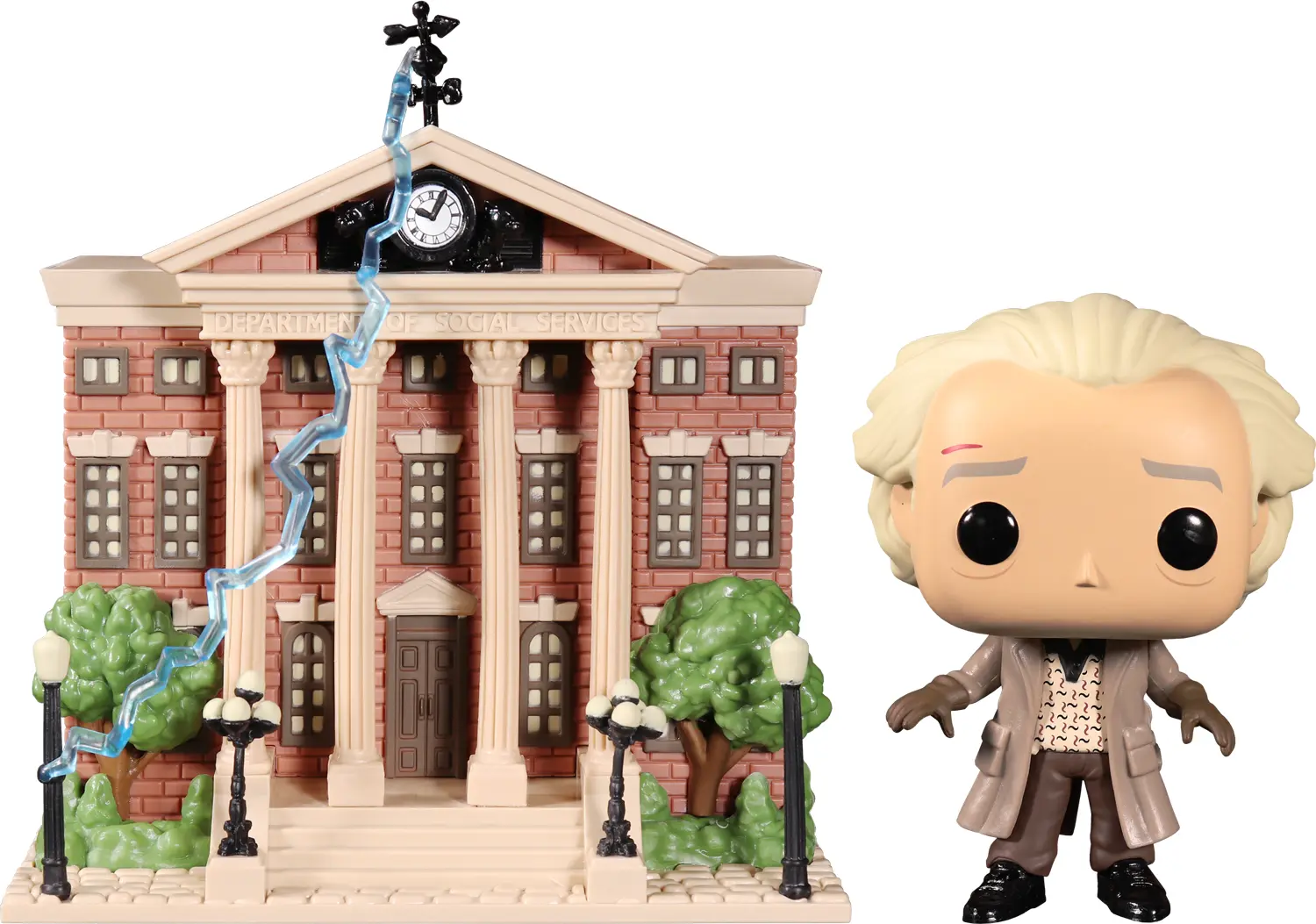 Back to the Future POP! Town Vinyl Figure Doc w/Clock Tower 9 cm termékfotó