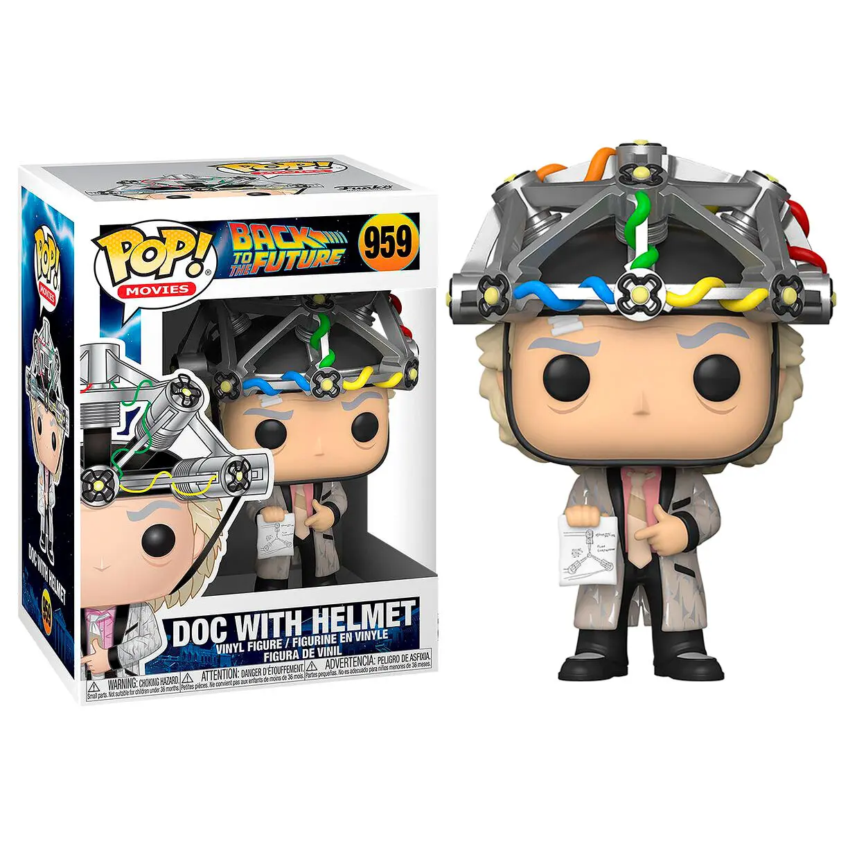 POP figure Back To The Future Doc with Helmet product photo