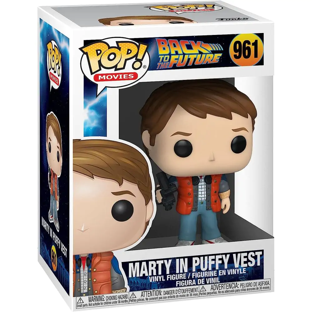 Back to the Future POP! Vinyl Figure Marty in Puffy Vest 9 cm termékfotó