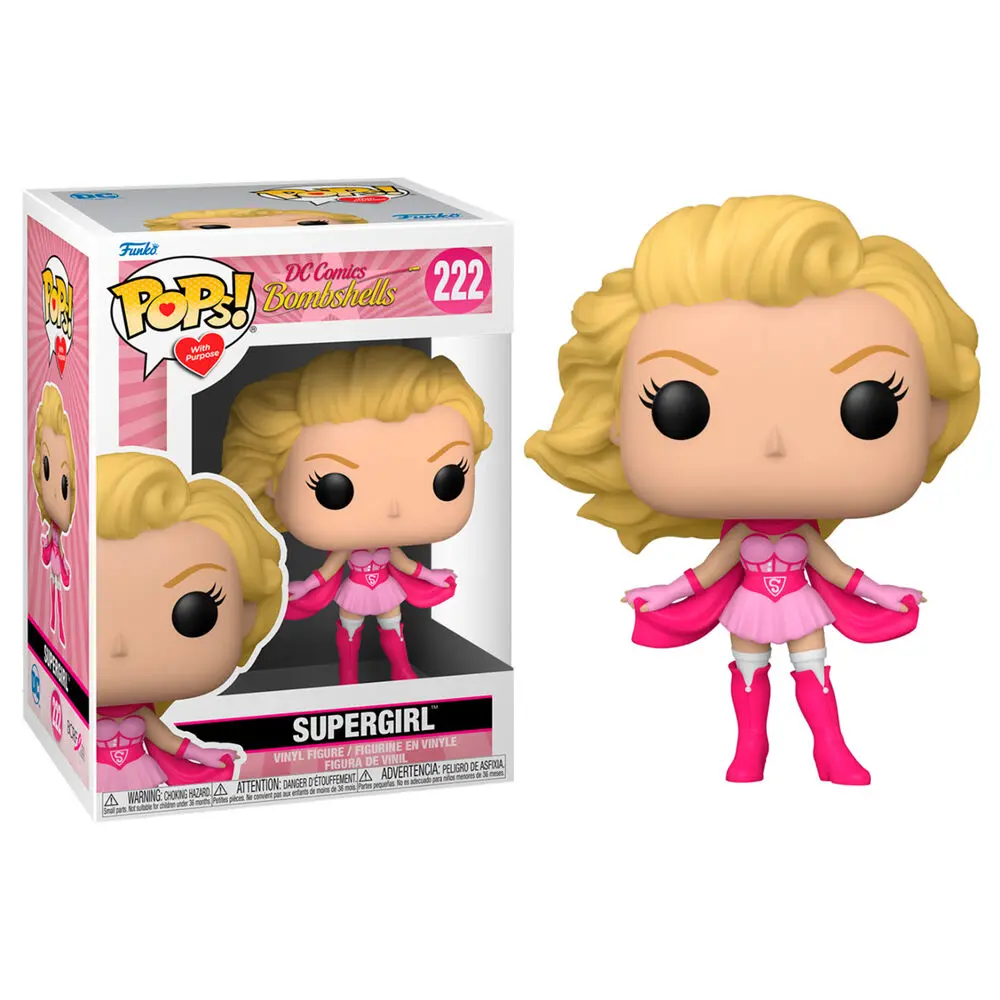 DC Comics POP! Heroes Vinyl Figure BC Awareness - Bombshell Supergirl 9 cm product photo