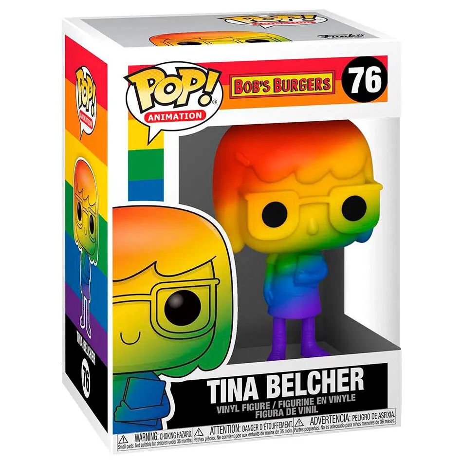Bob's Burgers POP! Pride Vinyl Figure Tina Belcher (RNBW) 9 cm product photo