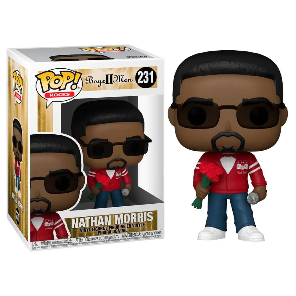 Boyz II Men POP! Rocks Vinyl Figure Nathan Morris 9 cm product photo