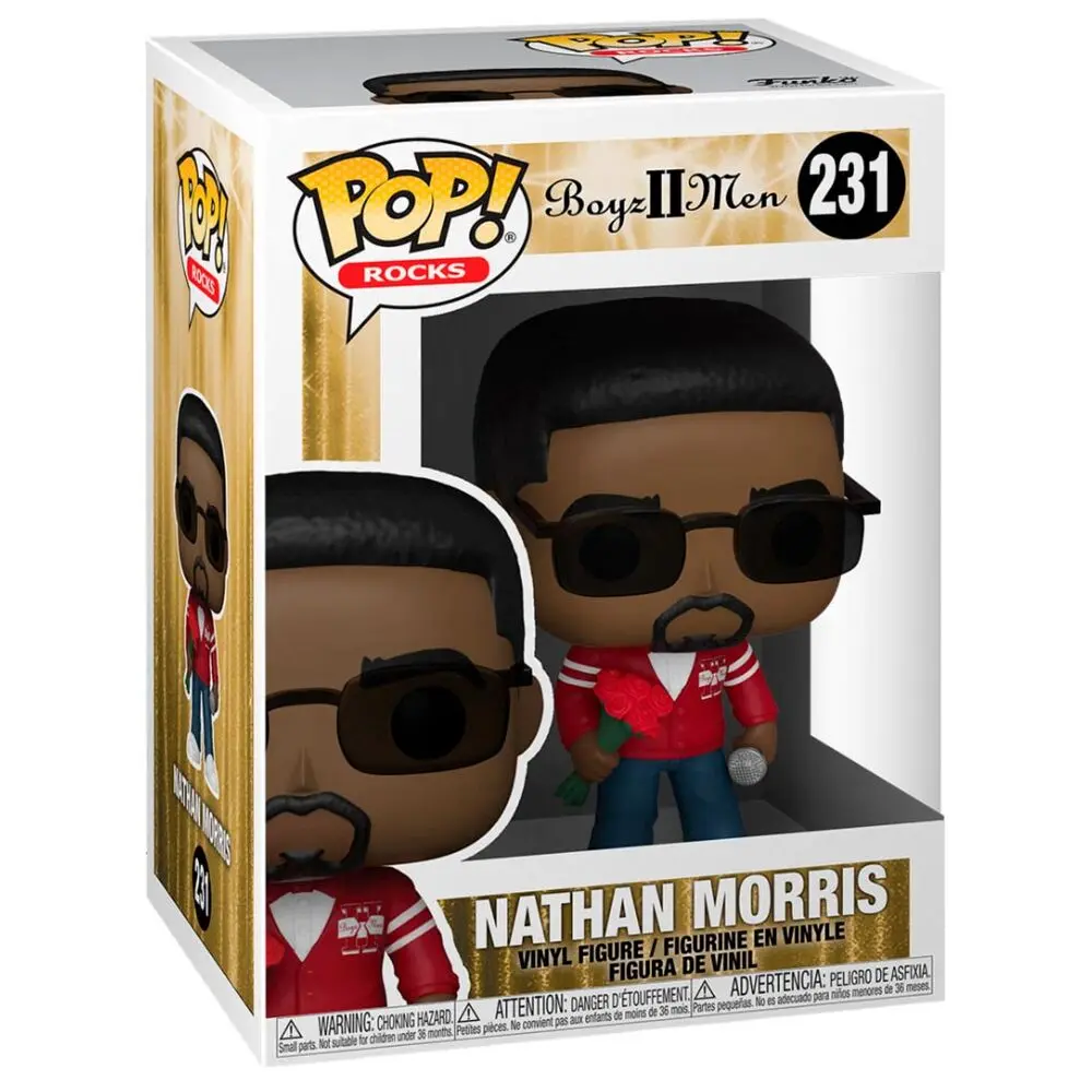 Boyz II Men POP! Rocks Vinyl Figure Nathan Morris 9 cm product photo