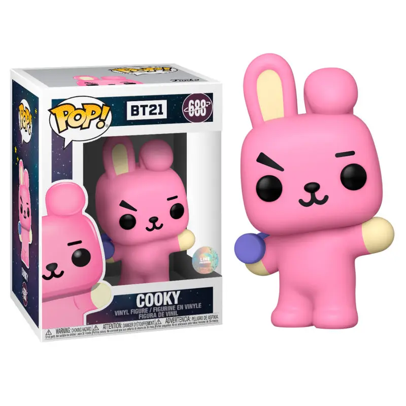 BT21 Line Friends POP! Animation Vinyl Figure Cooky 9 cm product photo