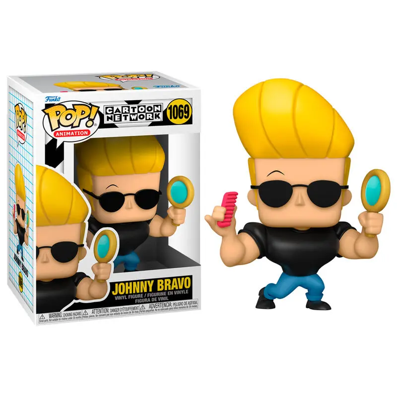Johnny Bravo POP! Animation Vinyl Figure Johnny with Mirror and Comb 9 cm product photo