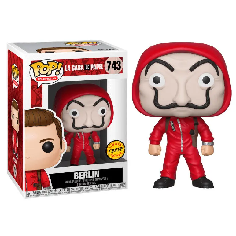 POP figure Money Heist Berlin with Mask Chase product photo