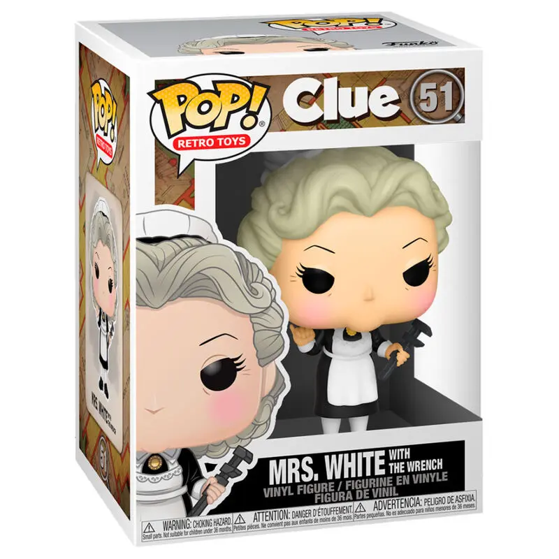 Clue POP! Movies Vinyl Figure Mrs. White w/Wrench 9 cm product photo