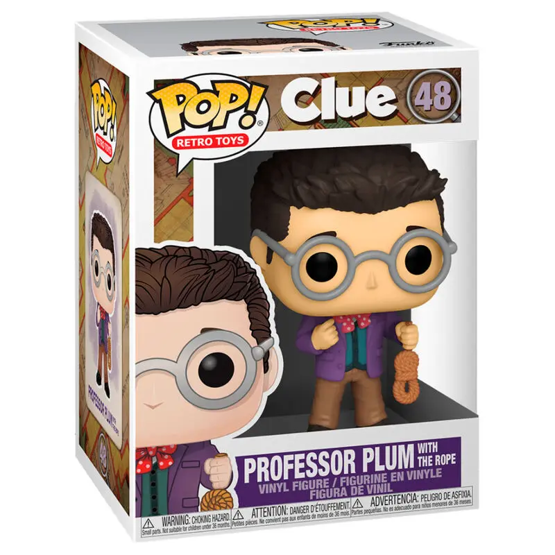 Clue POP! Movies Vinyl Figure Professor Plum w/Rope 9 cm product photo