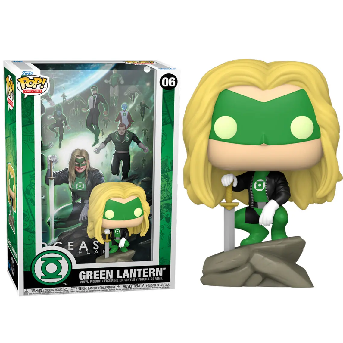 DC POP! Comic Cover Vinyl Figure DCeased Green Lantern 9 cm termékfotó