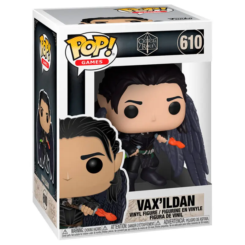 Critical Role Vox Machina POP! Games Vinyl Figure Vax'ildan 9 cm product photo