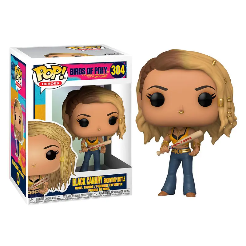 Birds of Prey POP! Heroes Vinyl Figure Black Canary (Boobytrap Battle) 9 cm product photo