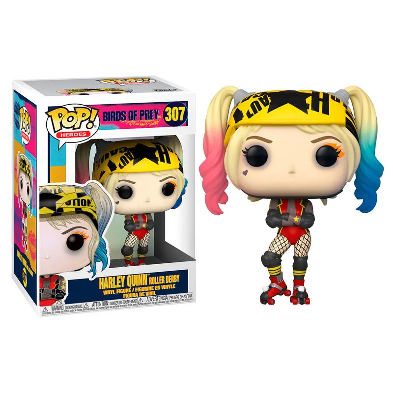 Birds of Prey POP! Heroes Vinyl Figure Harley Quinn (Roller Derby) 9 cm product photo