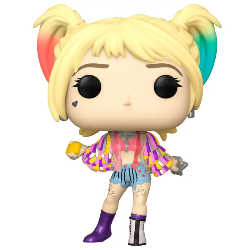 Birds of Prey POP! Heroes Vinyl Figure Harley Quinn (Caution Tape) 9 cm product photo