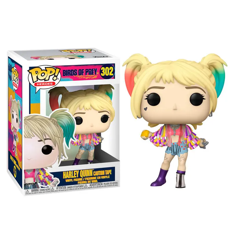 Birds of Prey POP! Heroes Vinyl Figure Harley Quinn (Caution Tape) 9 cm product photo