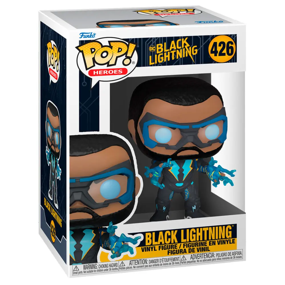 Black Lightning POP! Heroes Vinyl Figure Black Lightning 9 cm product photo