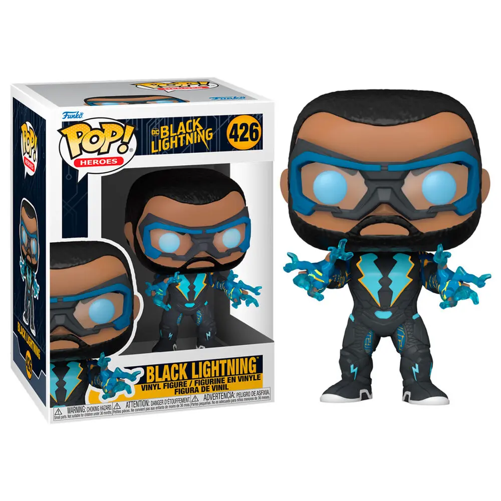 Black Lightning POP! Heroes Vinyl Figure Black Lightning 9 cm product photo