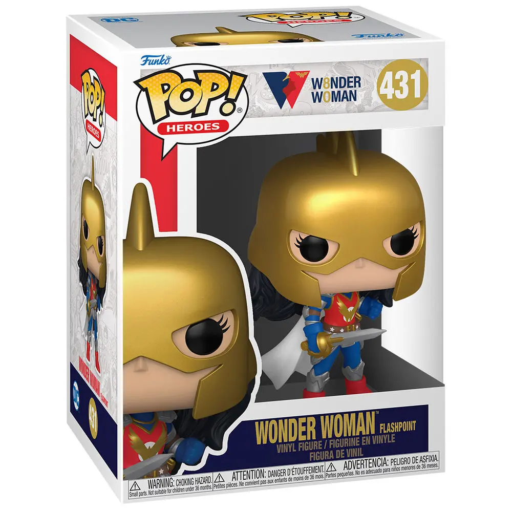 Wonder Woman 80th Anniversary POP! Heroes Vinyl Figure Wonder Woman (Flashpoint) 9 cm product photo