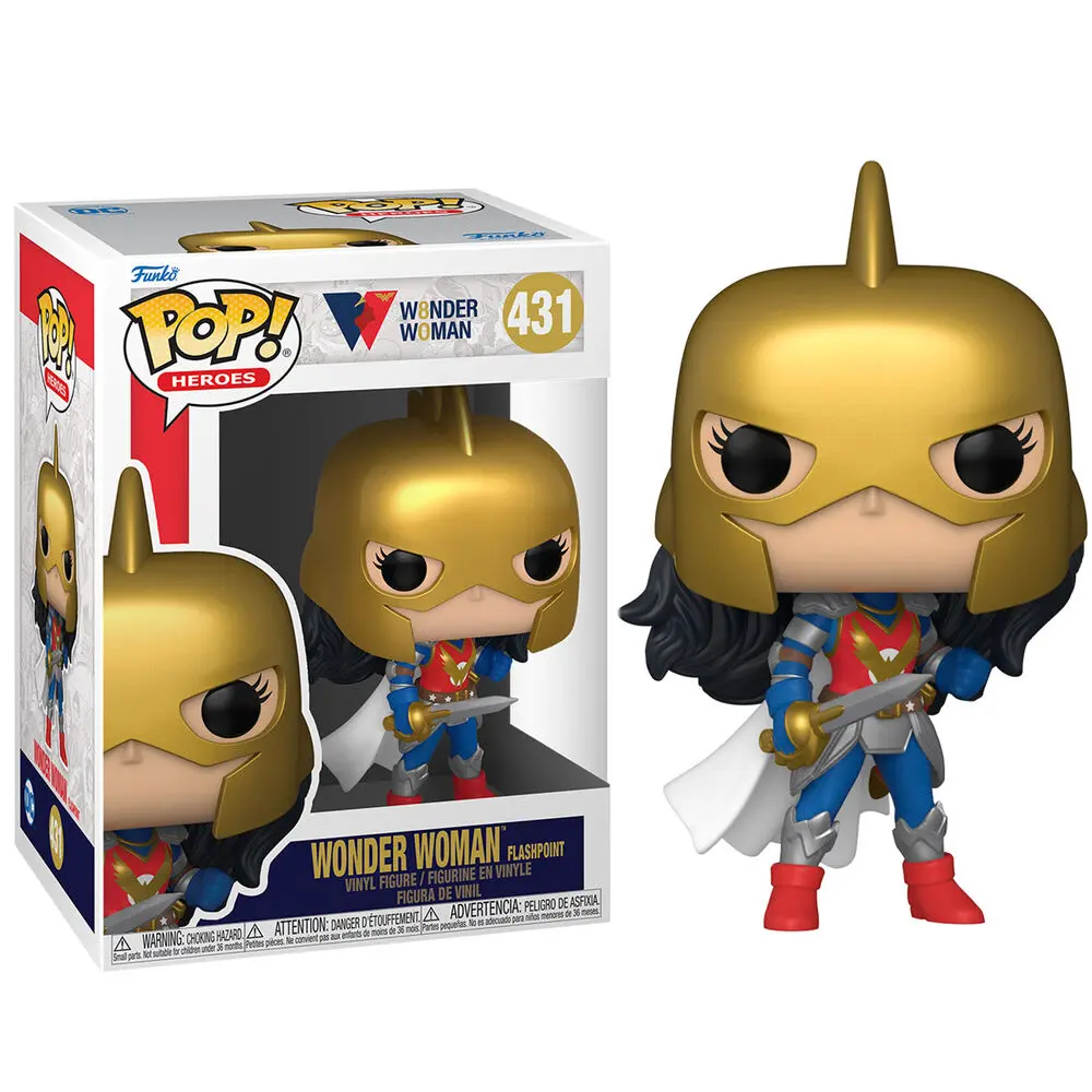 Wonder Woman 80th Anniversary POP! Heroes Vinyl Figure Wonder Woman (Flashpoint) 9 cm product photo