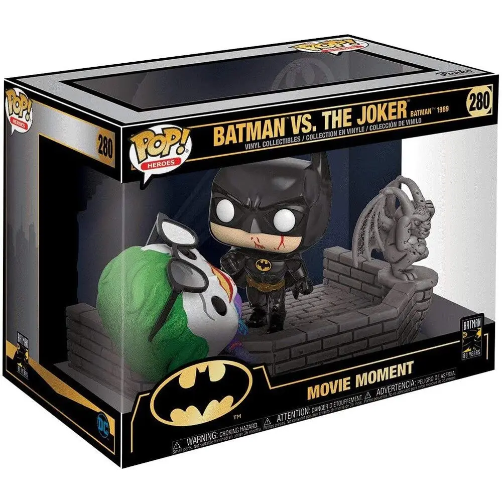 Batman 80th POP Moment! Vinyl Figures 2-Pack Batman & Joker (1989) 9 cm termékfotó