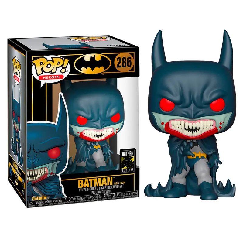 Batman 80th POP! Heroes Vinyl Figure Red Rain Batman (1991) 9 cm product photo