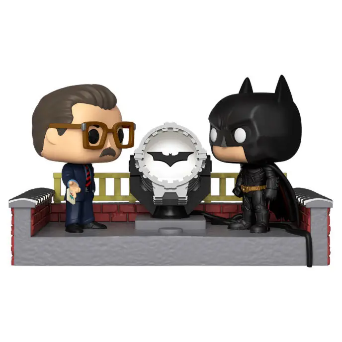 Batman's 80th POP! Movie Moment Vinyl Figure Batman with Light Up Bat Signal 9 cm product photo