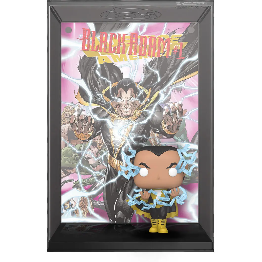 DC POP! Comic Cover Vinyl Figure Black Adam (Glow-in-the-Dark) 9 cm product photo