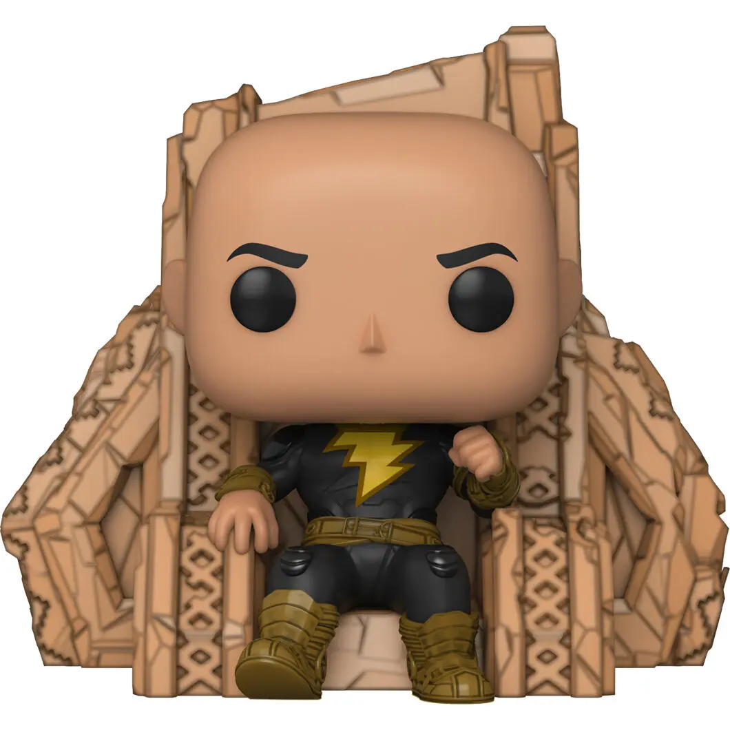 Black Adam POP! Deluxe Vinyl Figure Black Adam on Throne 9 cm termékfotó