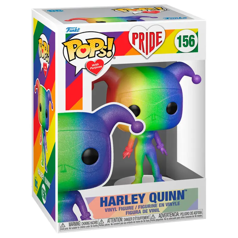 Pride 2022 DC Comics POP! Heroes Vinyl Figure Harley Quinn 9 cm product photo