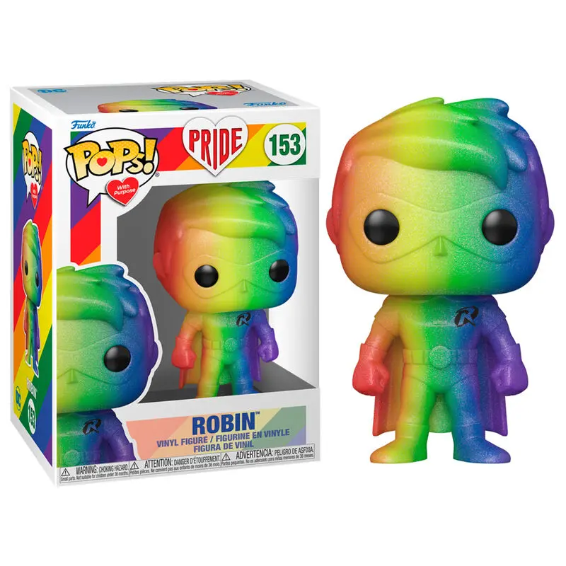 Pride 2022 DC Comics POP! Heroes Vinyl Figure Robin 9 cm termékfotó