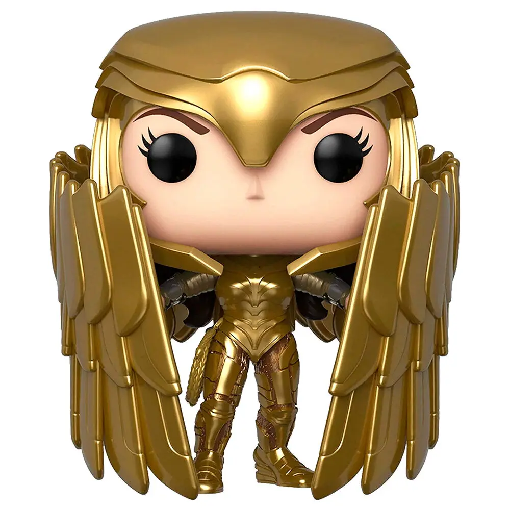 POP figure DC Comics Wonder Woman 84 - Wonder Woman Gold Shield Metallic Exclusive product photo