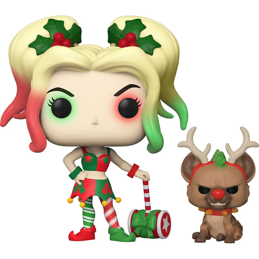 DC Comics POP! &amp; Buddy Vinyl Figure DC Holiday: Harley Quinn with Helper 9 cm product photo
