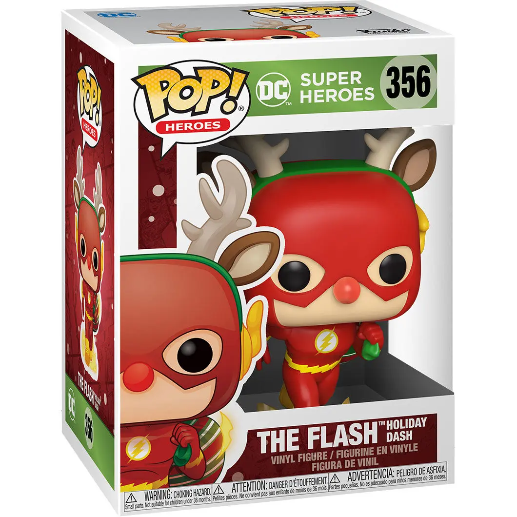 DC Comics POP! Heroes Vinyl Figure DC Holiday: The Flash Holiday Dash 9 cm product photo