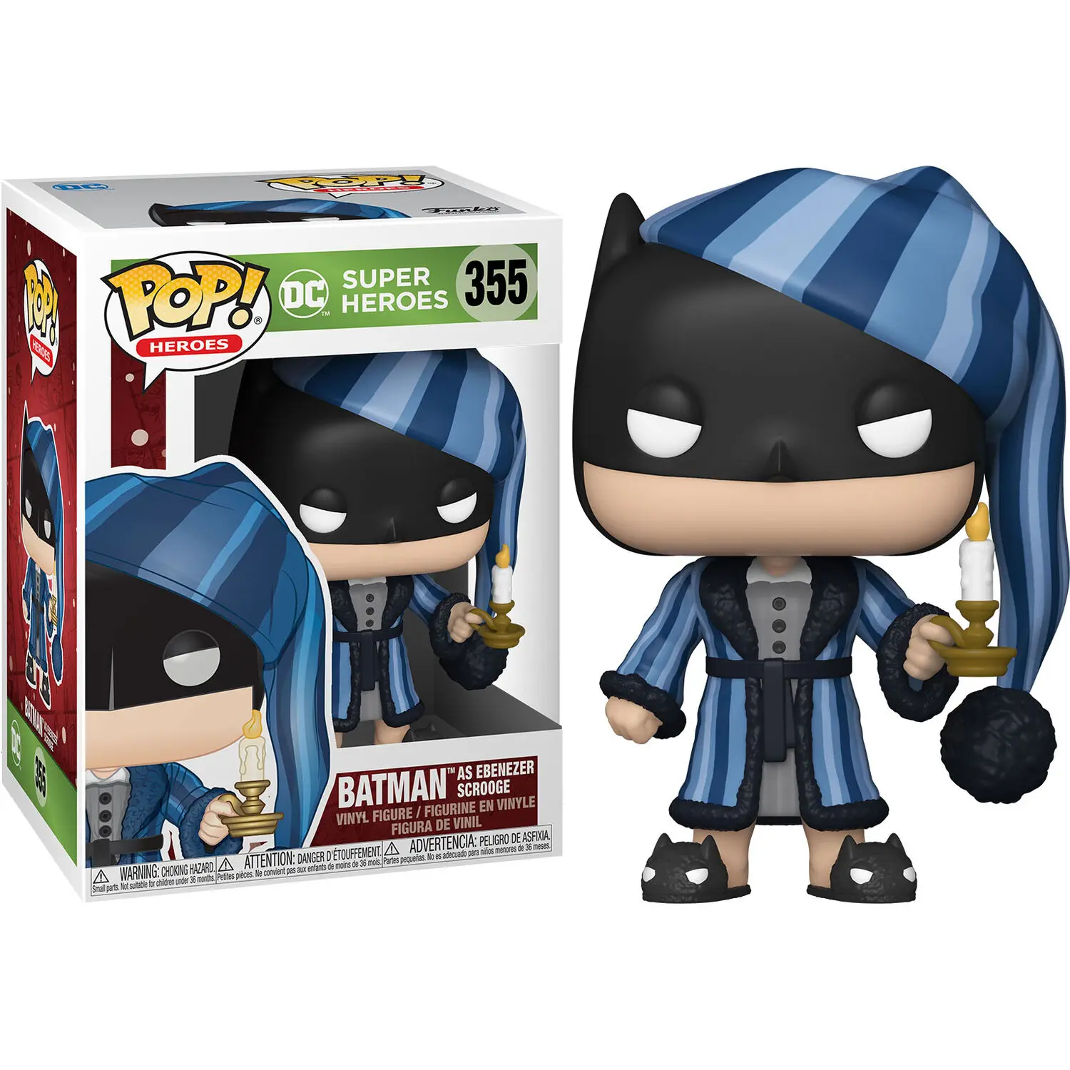 DC Comics POP! Heroes Vinyl Figure DC Holiday: Batman as Ebenezer Scrooge 9 cm product photo