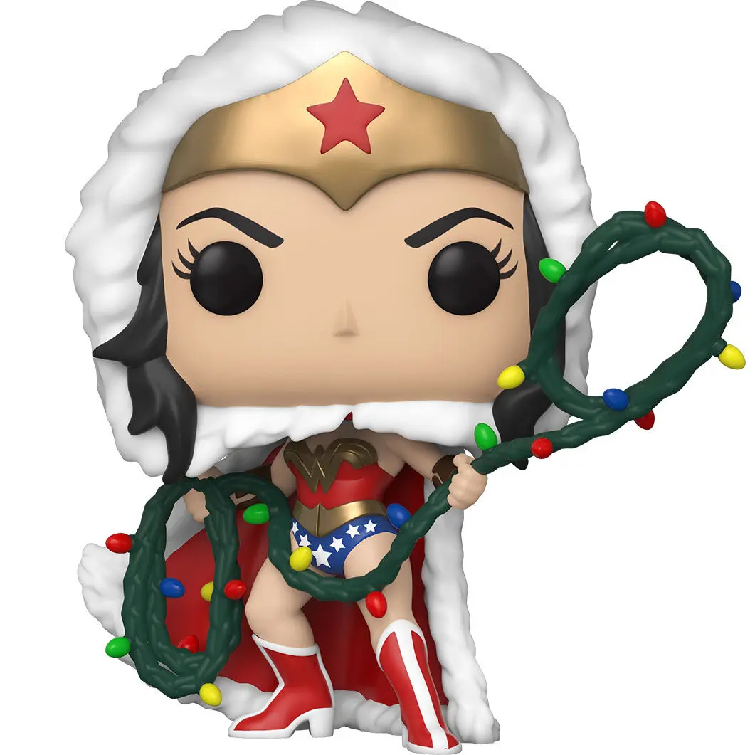 DC Comics POP! Heroes Vinyl Figure DC Holiday: Wonder Woman with String Light Lasso 9 cm product photo