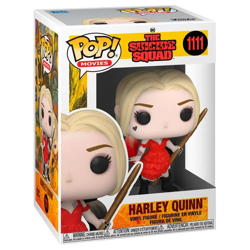 The Suicide Squad POP! Movies Vinyl Figure Harley Quinn (Damaged Dress) 9 cm termékfotó