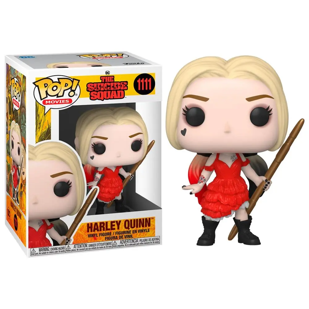 The Suicide Squad POP! Movies Vinyl Figure Harley Quinn (Damaged Dress) 9 cm termékfotó