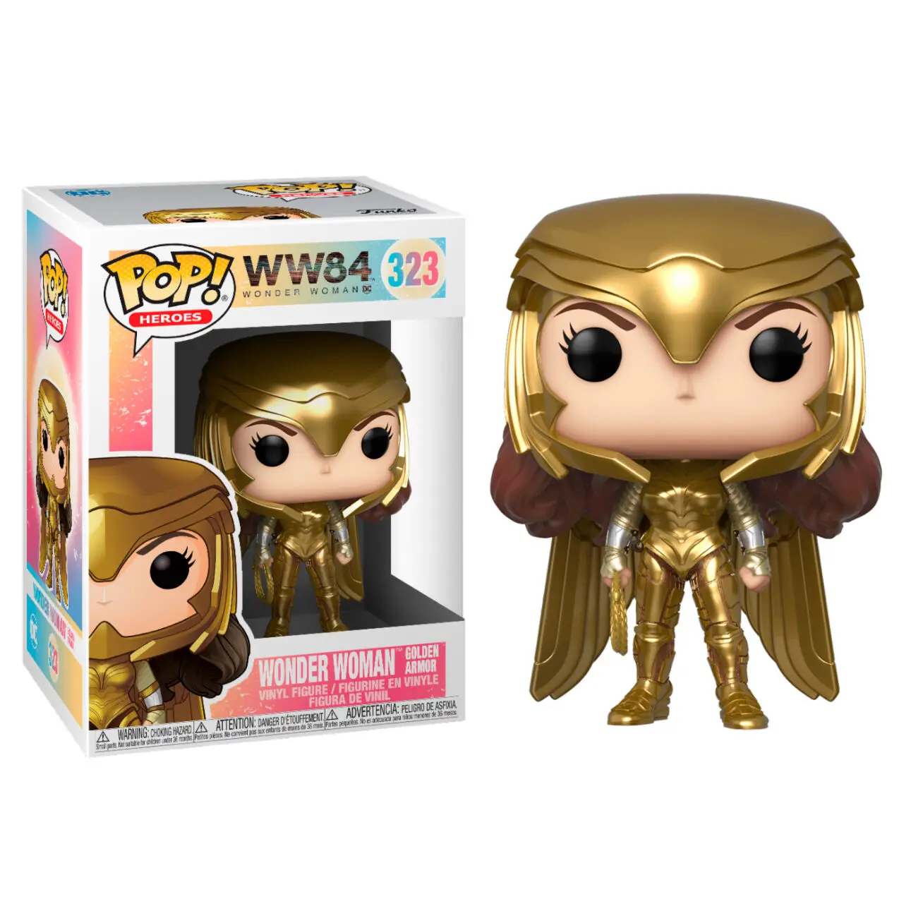 POP figure DC Wonder Woman 1984 Wonder Woman Gold Power Pose product photo