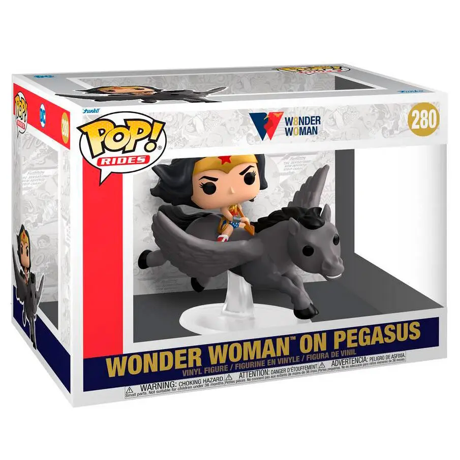 Wonder Woman POP! Rides Vinyl Figure Wonder Woman 80th on Pegasus 15 cm product photo