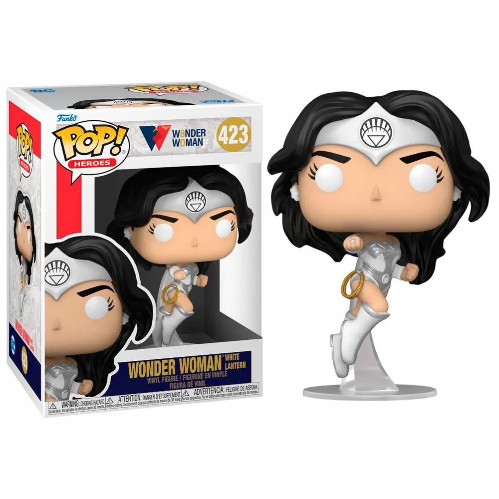 Wonder Woman 80th Anniversary POP! Heroes Vinyl Figure Wonder Woman (White Lantern) 9 cm product photo