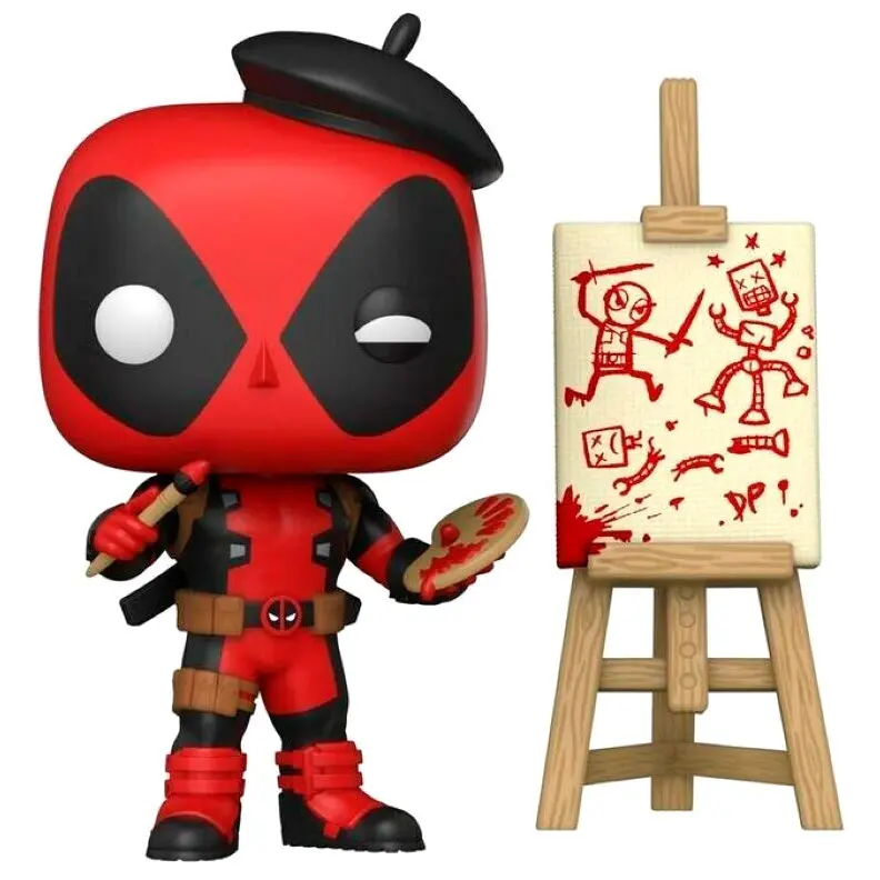 Marvel Deadpool 30th Anniversary POP! Vinyl Figure Artist Deadpool 9 cm termékfotó