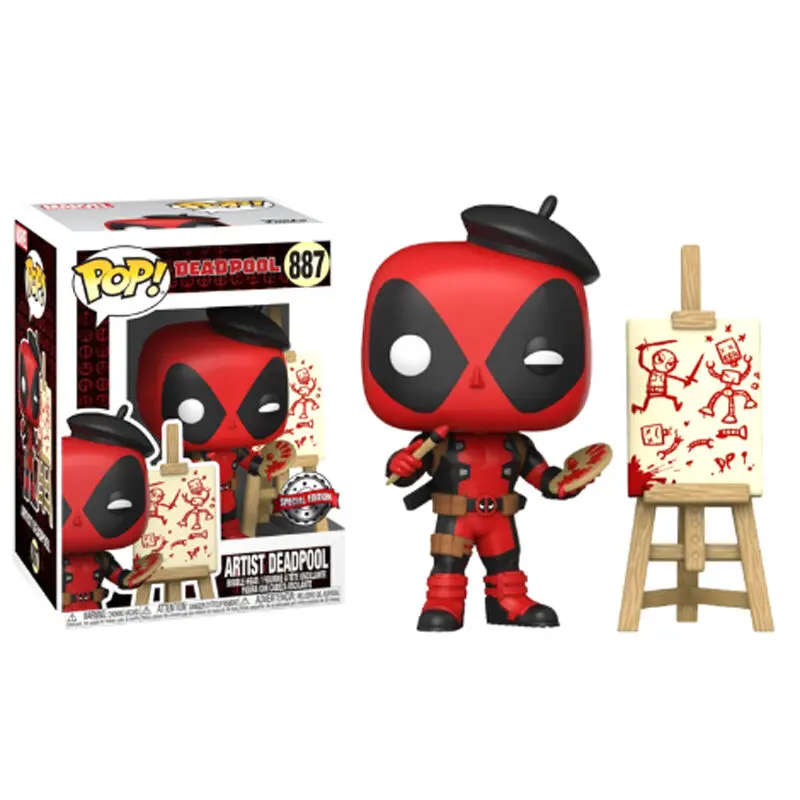 Marvel Deadpool 30th Anniversary POP! Vinyl Figure Artist Deadpool 9 cm termékfotó