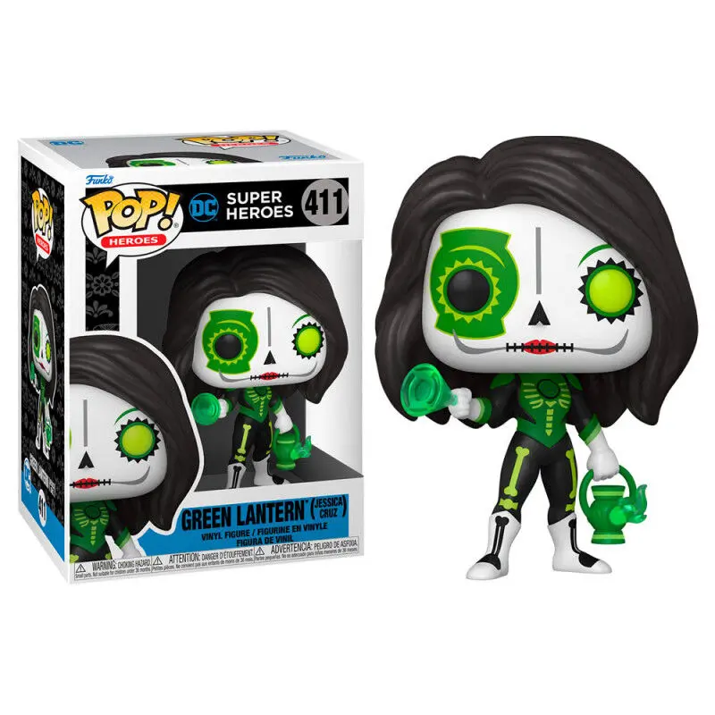 Dia de los DC POP! Heroes Vinyl Figure Green Lantern (Jessica Cruz) 9 cm product photo