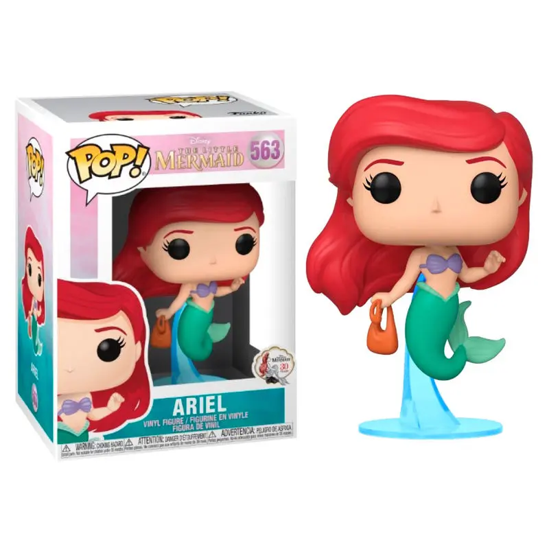 The Little Mermaid POP! Disney Vinyl Figure Ariel w/ Bag 9 cm termékfotó